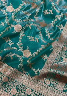 Buy Indian Traditional Exclusive Pure Satin Finish Dual Tone Peacock Blue Katan Silk Jal Work Banarasi Saree Saree for Women USA Online in India - Etsy Sarees For Girls, Saree For Women, Saree Designs Party Wear, Katan Silk, Banarasi Saree, Indian Traditional, Indian Outfit, Peacock Blue, Banarasi Sarees