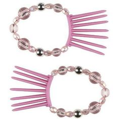 However long your hair is or whatever texture it is, the Scunci Bendini Beaded Snap Combs, Pink will look great on your hair. This clip has a string of beads attached to it and is oval shaped. It feature a side comb attached on one end, which gives a unique appeal to this fashion accessory. Simply glide it and carefully place your hair into it.Comes in pink tone oval shaped has a side comb attached. Size: one size.  Gender: female.  Age Group: adult. Side Comb, Pink Tone, Cloth Bags, Comb, Gender Female, Women's Accessories, Age Group, Bag Accessories, Fashion Accessories