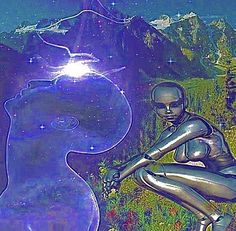 Psy Art, Arte Cyberpunk, Art Collage Wall, Hippie Art, Ethereal Art, Retro Futurism, Spiritual Art, Pics Art, Funky Art