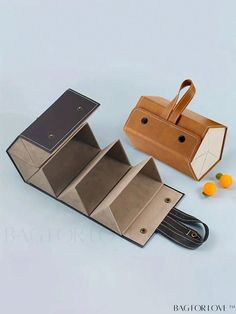 BagForLove - Folding Sunglasses Travel Case: 5-Slot Organizer for Stylish Eyewear Storage and Display Sunglasses Packaging, Sunglasses Organizer, Folding Sunglasses, Sunglasses Storage, Sunglasses Box, Oversized Glasses, Unique Sunglasses, نظارات شمسية, Eyeglass Case