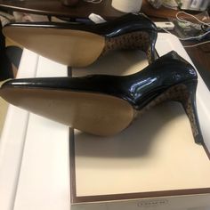 Coach Black Patent Leather 6m Pumps Like New, Coach Brand On Sole, With Box. Look Unused. Coach Black Heels For Work, Coach Black Pointed Toe Heels, Coach Black High Heel Shoes, Coach Black High Heels, Coach Black Closed Toe Heels, Coach Shoes, Black Patent Leather, Patent Leather, Shoes Women Heels