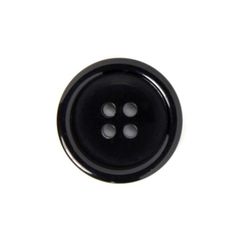 a black button on a white background