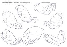 the hands are drawn in different positions to show how they should use their fingertipss