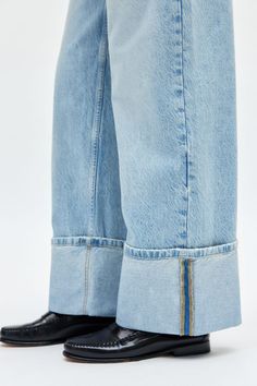 BDG Thea Cuffed Wide Leg Jean Cuff Jeans, Men's Shoes Accessories, Bdg Jeans, Elevated Basics, Blue Fits, Brand Sale, Women Men Shoes, Baggy Jeans, And Sign