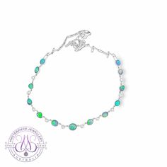 14kt White Gold Black Opal and Diamond necklace - Masterpiece Jewellery Opal & Gems Sydney Australia | Online Shop | australian black opal jewelry White Gold Necklace, Length Necklace, White Gold Necklaces, Brass Jewelry