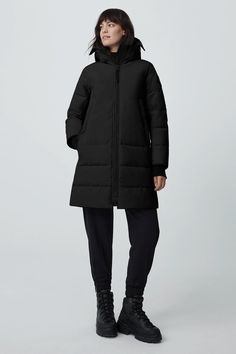 Kenton Parka | Canada Goose US Canada Goose Parka, Men Parka, Tricot Fabric, Black Hood, Baby Outerwear, Mens Parka, Snow Pants, Range Of Motion, Black Label