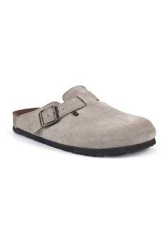 Get cozy in the Bari clog by White Mountain Footbeds™. This clog features a soft suede upper and faux shearling lining to keep your feet toasty all season long. Great for both, going out and staying in.Leather UpperSynthetic LiningSynthetic OutsoleMules available in sizes 6-11M whole sizes only | Women's White Mountain Bari Mules by White Mountain in Taupe Suede (Size 7 M) Kids Activewear, White Mountain Shoes, Suede Mules, Sweater Boots, White Mountain, Slides Shoes, Staying In, Bari, Getting Cozy