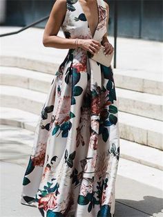 Sukienki Maksi, Vacation Maxi Dress, Evening Gown Dresses, Elegant Maxi Dress, Sleeveless Long Dress, Beauty Dress, Maxi Robes, Women Long Dresses