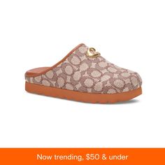 in stock Coach Slip-on Mules, Casual Coach Slip-on Mules, Coach Slides, Fashion Capsule Wardrobe, Kids Trend, Aesthetic Shoes, Mens Trends, Crazy Shoes, Shoe Lover