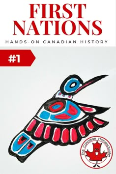 the first nations hands - on canadian history, volume 1 book cover with an image of a bird