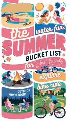 pictures of things to do with your best friend in summer Friend Summer Bucket List, Best Friends Bucket List, Friends Bucket List, Best Friend Summer, Best Summer Ever, Perfect Aesthetic, The Best Summer