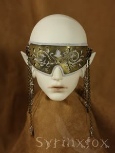 Fantasy Eye Mask Design, Blindfold Reference, Fantasy Blindfold, Blindfold Design, Blindfold Aesthetic, Fantasy Mask Design, Fantasy Masks, Blind Mask, Mask Design Ideas