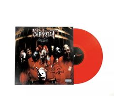 an orange colored vinyl album with the words slipknot on it