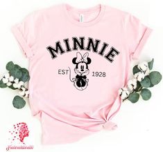 Disney Minnie Mouse Shirt, Vintage Minnie Mouse Shirt, Disney Shirt, Disneyland Shirt, Disney World Shirt Disney World Shirt, Vintage Minnie Mouse, Universal Trip, Minnie Mouse Shirt, Disneyland Shirt, Minnie Mouse Shirts, Disneyland Shirts, Disney World Shirts, Pink Minnie