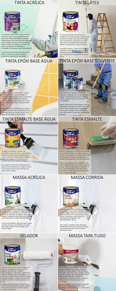 the instructions for painting walls in different colors