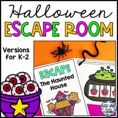 halloween escape room for k - 2