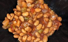 the beans are cooked and ready to be eaten