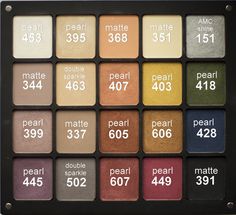 My First 20 eyeshadows palette freedom system from Inglot Cosmetics Fall Eyeshadow, Wet N Wild Makeup, Eye Makeup Techniques, Makeup Palettes, Barry M, Makeup On Fleek, Eyeshadow Pallets, Beauty Supplies