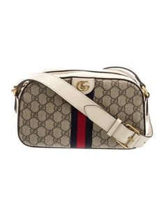 Gucci Shoulder BagNeutralsGG Supreme & Sylvie Web AccentGold-Tone HardwareLeather TrimSingle Shoulder StrapLeather Trim EmbellishmentCanvas Lining & Single Interior PocketZip Closure at TopIncludes Dust Bag Dust Bag, Women Handbags, Gucci, Trim, Shoulder Bag, Handbags