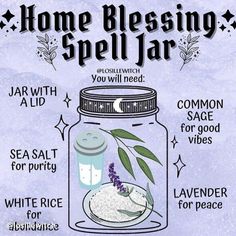 Home Blessing Spell, Magic Cristal, Content Graphic Design, Cleansing House, Banishing Negative Energy, Blessing Spell, Magic Altar, Home Cleansing