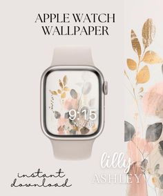 Womens Apple Watch, Watch Background, Wallpaper Boho, Apple Watch Face, Aesthetic Floral, Wallpaper Flower, Pink Glam, Watch Wallpaper, Background Aesthetic