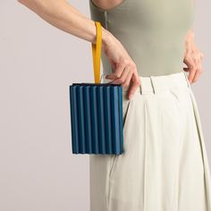 The new Pleated Tool Bag serves up ladylike elegance with structural form, both stand-out stylish and discretely secure for when keeping your valuables close.Featuring extra and adjustable straps, it can be worn three different ways: Slung over the shoulder and torso as a crossbody bag, take on your daytime duties with your essentials strapped close in tow. Glide through the airport with your passport, tickets, and phone at hand’s reach, converting it into a belt bag. Use the smaller strap to se Jute Design, Fashion Design Patterns, Secret Sale, Business Bag, Tool Bag, Belt Bag, Calf Leather, Adjustable Straps, Crossbody Bag