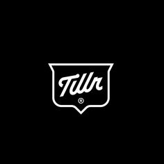 a black and white logo with the word tulla on it