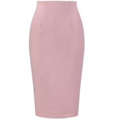 Made of stretch and soft fabric, the Bodycon classic skirt with a side split hem can be convenient for sitting all day or daily walking. A dressy casual pencil skirt designs a wrapped silhouette that hugs the body shows off your curves and makes you look more professional and urban chic. The below-knee-length pencil skirt is perfectly matched with a formal blouse or casual shirt and high heels or flats for work, business, office, party, cocktail, casual or other occasions. Fitted Solid Color Midi Bottoms, Elegant Non-stretch Mini Skirt For Work, Non-stretch Elegant Mini Skirt For Workwear, High Waist Pink Skirt For Work, Pink High Waist Skirt For Workwear, Pink High Waist Skirt For Work, Office Pencil Skirt With Pockets, Solid Pencil Skirt With Pockets For Office, Pencil Skirt With Pockets For The Office