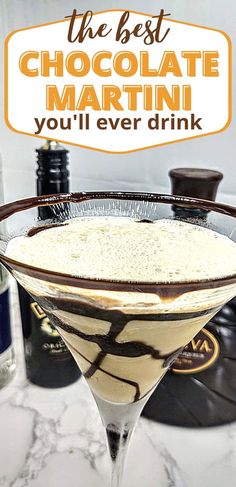 the best chocolate martini you'll ever drink