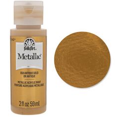 golden metallic acrylic paint 2oz bottle