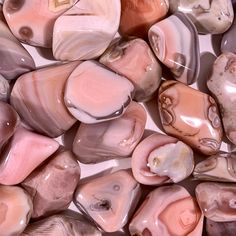 Pink Botswana Agate Tumbles, Botswana Agate , Pink Agate , Pocket Stone, Tumbled, Banded Agate , Agate , Healing Crystal, Polished Stone by StarseedMinerals on Etsy Crystal Healing Room, Analytical Skills, Crystal Seashells, Healing Room