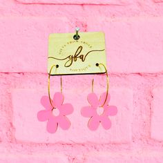 These pretty earrings are sure to catch attention and add a touch of whimsy to any outfit. Whether you choose gold or silver hoops, the Daisy Hoop Earrings are a delightful addition to your jewelry collection! 🌼💫 Pink Hoop Flower Earrings For Pierced Ears, Cute Adjustable Hoop Earrings, Cute Hypoallergenic Hoop Earrings, Cute Single Hoop Earring, Playful Pink Hoop Earrings Gift, Cute Small Hoop Earrings For Pierced Ears, Playful Hoop Jewelry Gift, Playful Hoop Jewelry As Gift, Playful Small Hoop Jewelry For Gifts