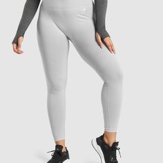 Color: Light Grey Marl Fit Great. Never Worn, Ordered And Have Yet To Use Them Gym Shark Leggings, Gymshark Vital Seamless, Workout Pants Women, Gymshark Flex Leggings, Low Rise Leggings, Flex Leggings, Textured Leggings, Gym Shark, Perfect Leggings