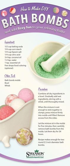 Try these easy DIY bath bomb recipes and bath fizzies recipes. Perfect for gifts and pampering your skin. Bath Boms Diy, Bath Boms, Bombe Recipe, Bath Bomb Recipes, Homemade Bath Products, Diy Body, Relaxing Bath