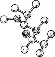 Molecule and molecular structure. Sketch illustration. Atom Molecules Hand Drawn Model Planet Coloring Pages, Probability Worksheets, Insect Coloring Pages, Plot Diagram, Light Purple Wallpaper, 3d Sketch, Map Worksheets, Letter To Teacher