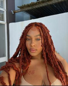 Red Hair Dreads, Hair Dreads, Hairstyle Braid, Beautiful Black Hair, Goddess Braids Hairstyles, Faux Locs Hairstyles, Box Braids Hairstyles For Black Women, Cute Box Braids Hairstyles