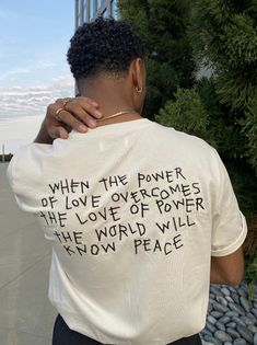 When The Power Of Love, จีซอง Nct, Blurred Lines, Power Of Love, Aesthetic T Shirts, The Power Of Love, Shirts Design, Clothes Ideas, Fashion Mode