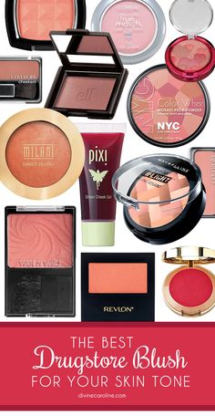 The secret to finding the perfect blush for you is selecting one that enhances your skin's natural flush. #Blush #Makeup Best Drugstore Blush, Drugstore Blush, Wedding Peach, Makeup Tools Products, Makeup Wedding, Makeup Must Haves