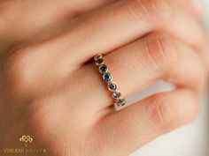 Check out our shop for more items https://www.etsy.com/shop/VimleshBadaya Full Eternity Blue Sapphire Wedding Ring, Wedding Band, sapphire band, pink sapphire band, 1.5mm wedding band, sapphire stacking ring Product details: - Solid gold -2.5mm blue sapphire. Ring size - US 3 to US 9 (for smaller or larger ring size, please contact) Please select your size at the drop down menu. Service Available - Customization Available with any other stones or any ideas! - FREE Express Worldwide Shipping, wit Sapphire Infinity Band, Wedding Band Sapphire, Minimalistic Rings, Pink Sapphire Wedding Band, 5mm Wedding Band, Pink Sapphire Band, Blue Sapphire Wedding Band, Blue Sapphire Wedding Ring, Blue Wedding Band