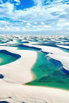 an aerial view of the water and sand dunes at white sands national park, australia