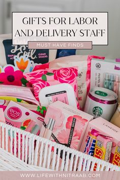 Nurse Gift Basket Ideas Thank You Gift For Doctor After Delivery, Nurse Gifts Labor And Delivery Basket, Midwife Gift Basket, L&d Nurse Gifts Baskets, Nurse Gifts Labor And Delivery, Nurse Gift Basket Ideas, Nursing Basket