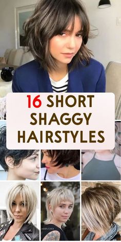 Get inspired by these trendy short shaggy hairstyles perfect for summer. From edgy to chic, discover 16 styles to rock this season! Shaggy Haircut Women, Medium Shaggy Haircuts, Short Shaggy Hairstyles, Short Shaggy Bob Hairstyles, Shag Bob Haircut, Short Shaggy Bob, Shaggy Hairstyles, Shaggy Bob Hairstyles, Short Shaggy Haircuts