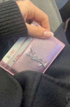 Ysl Card Holder, Random Wishlist, Summer List, Ysl Wallet, Vogue Beauty, Girly Accessories