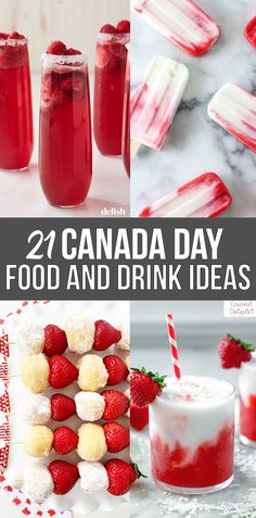 canada day food and drink ideas