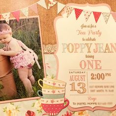 Tea party invitation. Tea Party Invitations