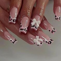 nails 4 u morris plains nj Leopard Nail Designs, Cheetah Nail Designs, Cheetah Nails, Leopard Print Nails, Easy Nails, Girly Acrylic Nails, Ballerina Nails, Stick On Nails