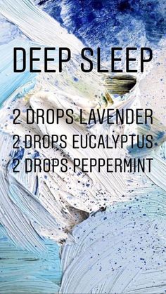 Sleep Oils, Deep Sleep Essential Oils, Doterra Essential Oils Recipes, Oils For Sleep, Essential Oil Remedy, Essential Oils For Sleep