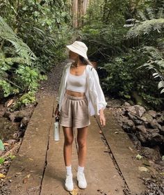 Camping Outfits For Women Summer, Trekking Outfit Women, Trekking Outfit, Thailand Outfit