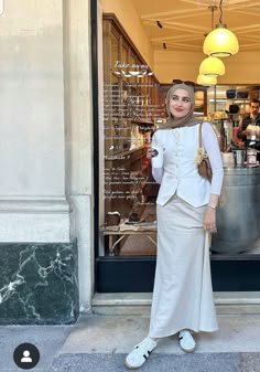 Hijab Inspo Outfit, Modesty Fashion Casual, Rome Fits, Ootd Ngampus, Rok Outfit