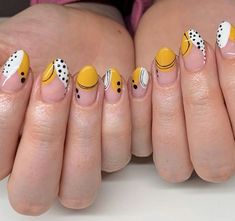 Mustard Nails Design, Hard Gel Nails Design, Mustard Nails, Gel Nails Design, Nails Design Fall, Aztec Nails, March Nails, Hard Gel Nails, Magic Nails